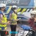 Lindungi Pengguna Jalan dari Abu Vulkanik, Satlantas Pringsewu Bagikan Masker di Jalur Lintas Barat