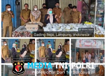 Masyarakat Gading Rejo Antusias Antri Gerakan Serentak Penetrasi Pasar