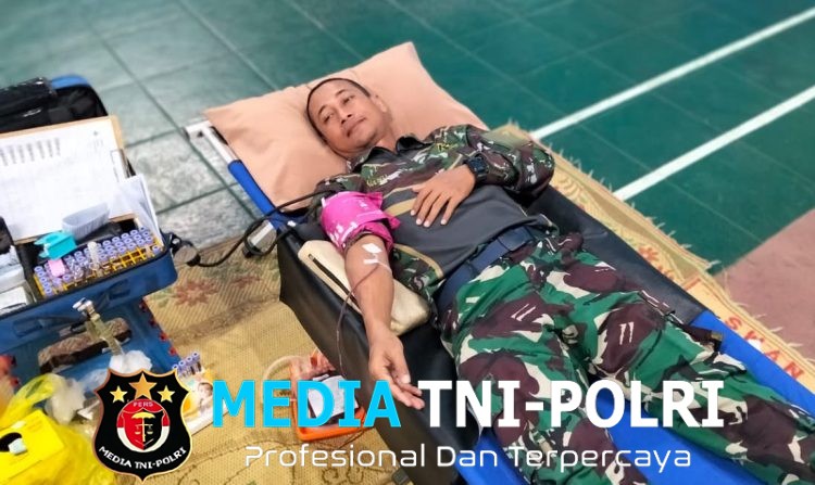 Babinsa Koramil 22/Bulukerto Rutin Donor Darah, Wujud Kepedulian TNI kepada Sesama