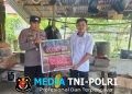 Banner STOP KARHUTLA Dibentangkan, Polsek Kuala Behe Ajak Warga Cegah Kebakaran Sejak Dini
