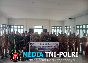 Kapolsek Menyuke Dampingi Tim Dari Mabes TNI Sosialisasikan Tentang Pencegahan Karhutla