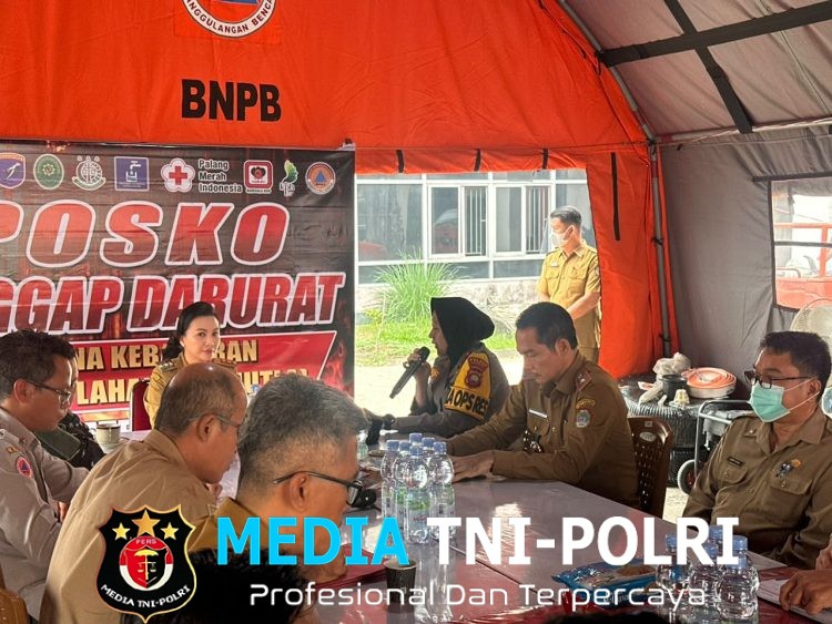 Cek Posko Tanggap Darurat Karhutla, Kapolres Landak Pastikan Kesiapan Penanganan Bencana