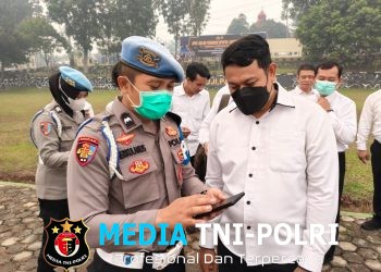Dadakan Apel Jam Pimpinan Pengecekan HP Anggota Polri Terkait Judi Online