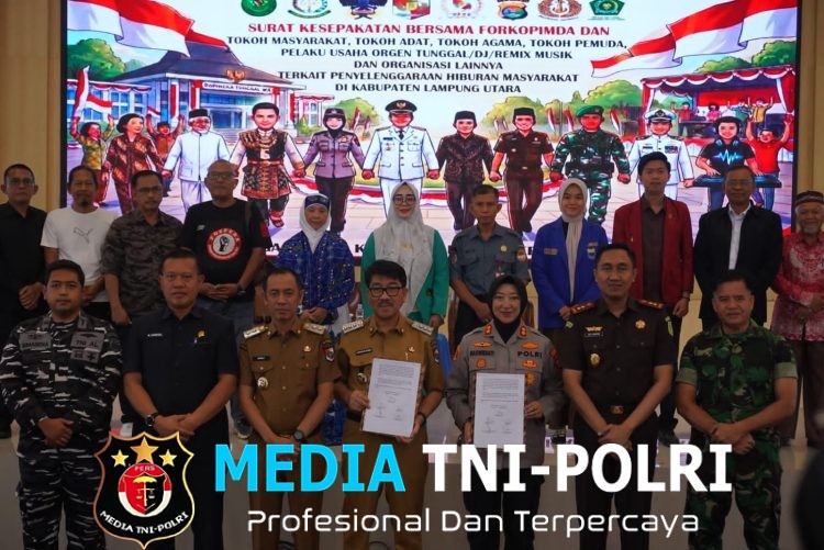Forkopimda Lampung Utara dan Tokoh Masyarakat Sepakati Pembatasan Hiburan Orgen Tunggal hingga Pukul 17.00 WIB
