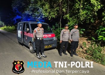 Polsek Muaragembong Gelar Patroli Biru KRYD, Antisipasi Guantibmas dan Kejahatan Jalanan