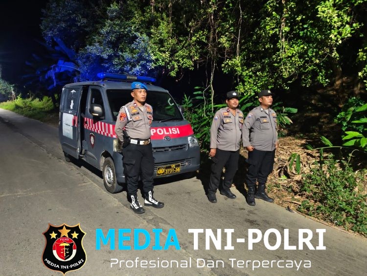 Polsek Muaragembong Gelar Patroli Biru KRYD, Antisipasi Guantibmas dan Kejahatan Jalanan