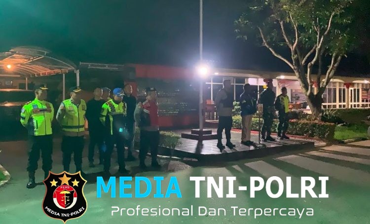 Perkuat Sinergitas Kapolres Binjai Bersama Forkopimda Laksanakan Patroli Gabungan Skala Besar