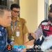 Polsek Muaragembong Bagikan Masker kepada Warga Antisipasi Abu Vulkanik Anak Krakatau