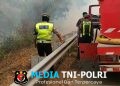 Kebakaran Lahan di Samping Tol Terpeka KM 233 Padam, Lalu Lintas Aman