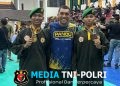 Dua Prajurit Yonif TP 951/Pandeka Marapi Raih Dua Mendali Pada Kejuaraan Pencak Silat Piala Pengdam XXI/TIB