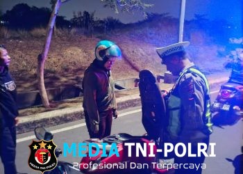 Jaga Jakarta Jaga Bekasi, Polsek Cikarang Pusat Gelar Operasi Kejahatan Jalanan Antisipasi 3C