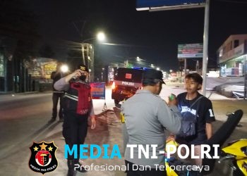 Jaga Jakarta Jaga Bekasi, Polsek Cikarang Utara Tingkatkan Patroli KRYD Antisipasi Kejahatan Jalanan