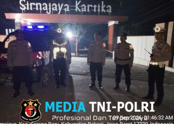 Jaga Jakarta Jaga Bekasi, Polsek Serang Baru Patroli Biru Antisipasi 3C dan Perkuat Keamanan Perumahan