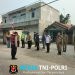 Polsek Kedungwaringin Bersama Instansi Terkait Lakukan Penyiraman Jalan untuk Kurangi Debu