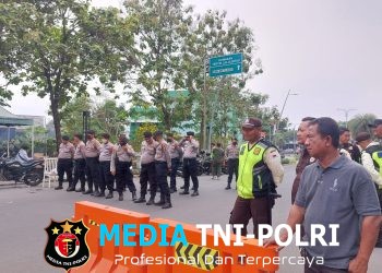 Polres Metro Bekasi Amankan Aksi Penyampaian Aspirasi BPPKB di Metland Cibitung
