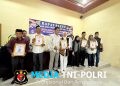 Polsek Pebayuran Amankan Rapat Pleno Penetapan dan Pengundian Nomor Urut Calon Kepala Desa Sumbersari