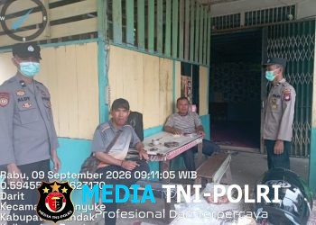 Ciptakan Kondisi Yang Aman Samapta Polsek Menyuke Laksanakan Patroli Siang