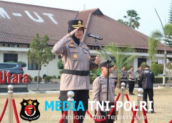 Polres Lampung Utara Gelar Upacara HAORNAS ke-43, Dorong Gaya Hidup Sehat dan Sportivitas