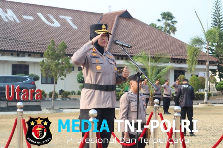 Polres Lampung Utara Gelar Upacara HAORNAS ke-43, Dorong Gaya Hidup Sehat dan Sportivitas