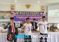 Polsek Cikarang Pusat Bersama Forkopimcam Amankan Penetapan Nomor Urut Calon Kepala Desa Hegarmukti