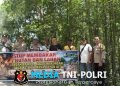 Cegah Karhutla Sejak Dini, Polsek Secanggang Ajak Warga Stop Bakar Sampah
