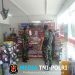 Patroli Pagi Koramil Ngrampal Sasar Titik Vital, BRI hingga SPBU Dipantau