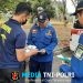 Polres Metro Bekasi Gelar Mitigasi dan Bakti Kesehatan, 640 Masker Dibagikan Antisipasi Paparan Abu Vulkanik Anak Krakatau