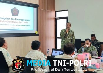 Komandan Kodim 1015/Sampit Dampingi Tim Mabes TNI Berikan Sosialisasi Karhutla di Perusahaan