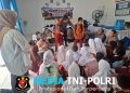 Polres OKI Tak Hanya Padamkan Api, 11 Peserta Didik Sespim Turun Pulihkan Anak Terdampak Karhutla
