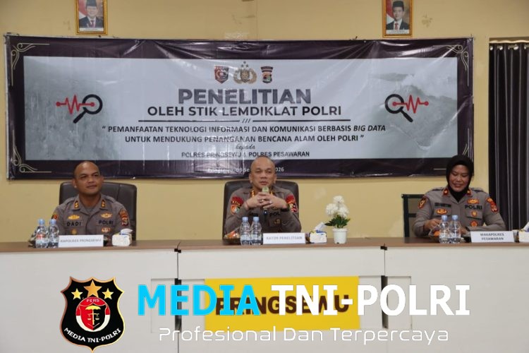 Perkuat Mitigasi Bencana, STIK Lemdiklat Polri Gali Data Lapangan di Pringsewu