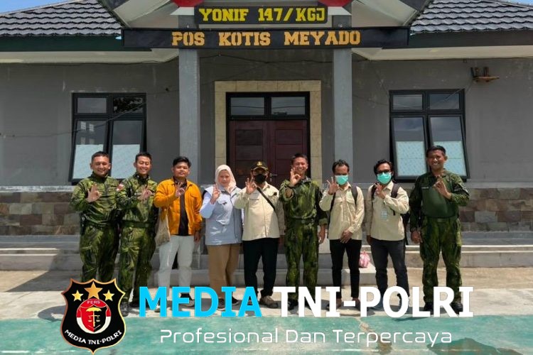 Jaga Kesehatan Prajurit, Puskesmas Meyado Gelar Skrining Malaria di Pos Kotis Satgas Yonif 147/KGJ