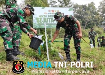 Seribu Pohon Endemik Merbabu Ditanam, Kodim Boyolali Tanam Harapan untuk Masa Depan