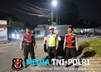Polsek Babelan Tingkatkan Patroli Biru, Antisipasi 3C dan Kejahatan Malam Hari