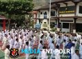 Asah Kemampuan, Personel Polres Wonogiri Jalani Ujian Bela Diri Polri