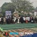 Ikhtiar Bersama di Tengah Kemarau, Anggota Polsek Mandor dan Koramil Serta Warga Mandor Gelar Sholat Istisqa