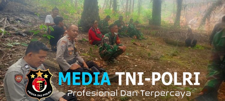 Waspada Titik Api, Forkopimcam Sebangki Turun ke Lapangan Cegah Karhutla