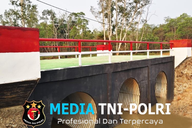Jembatan Aramco Rampung TNI Hadir Buka Akses dan Harapan Baru Bagi Warga Kampung Baad