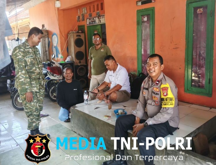 Polsek Tambelang Sambangi Warga Sukaraja, Ingatkan Curanmor dan Penipuan Online