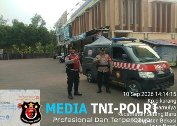 Polsek Serang Baru Patroli Preventif di Permukiman, Antisipasi 3C dan Gangguan Kamtibmas
