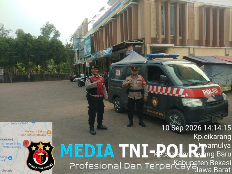 Polsek Serang Baru Patroli Preventif di Permukiman, Antisipasi 3C dan Gangguan Kamtibmas
