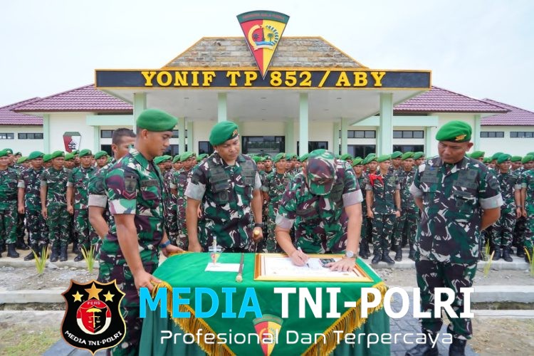 Pangdam I/BB Tinjau Yonif TP 852/ABY, Tekankan Mental Pejuang dan Profesionalisme Prajurit