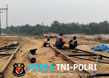 Pembangunan Jembatan Gantung Pulau Aro Terus Dikebut, Perkuat Akses dan Ekonomi Warga