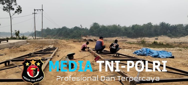 Pembangunan Jembatan Gantung Pulau Aro Terus Dikebut, Perkuat Akses dan Ekonomi Warga