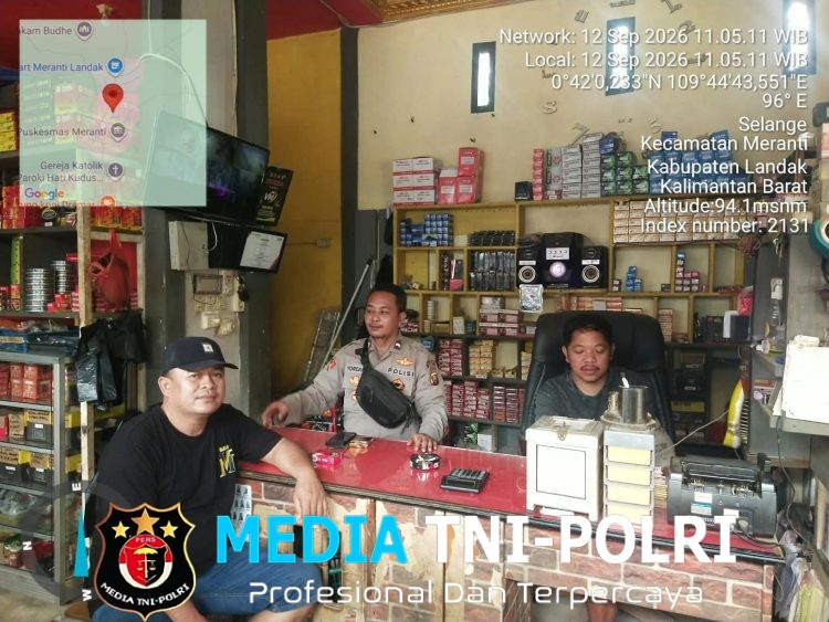 Sambangi Warga Saat Patroli, Polisi Meranti Ajak Bersama Jaga Kamtibmas Serta Cegah Karhutla