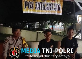 Sambangi Poskamling, Bhabinkamtibmas Perkuat Harkamtibmas dan Sinergitas Warga
