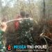 Sigap dan Pantang Menyerah Satgas Karhutlah Koramil 402-08/Pampangan Padamkan Api di Desa Sungai Bungin