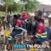 Pererat Toleransi Beragama, Satgas Pamtas Kewilayahan Gelar Komsos Bersama Warga dan Masyarakat Beragama Muslim di Desa Ampera