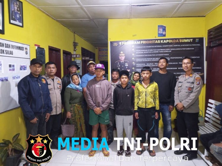 Cegah Tawuran, Polsek Dolok Silau Amankan 13 Remaja dan Sita Tiga Bilah Kelewang