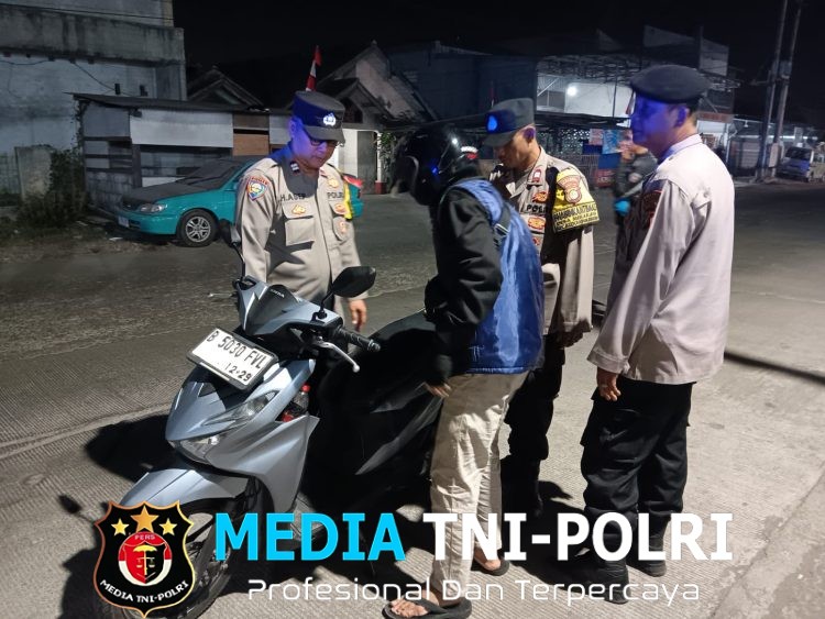 Polsek Setu Gelar OKJ dan Patroli Biru, Sentuh Titik Rawan Kejahatan Jalanan