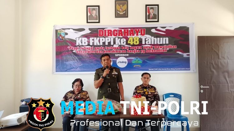 Pererat Tali Silaturahmi dan Kebersamaan, Kasdim 1310/Bitung Hadiri Syukuran HUT ke-48 FKPPI Minahasa Utara dan Bakti Kesehatan Gratis